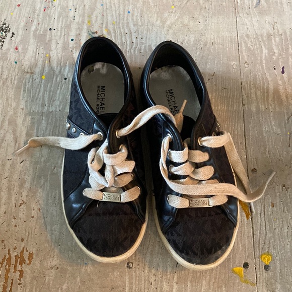 Girls Black Sneakers by Michael Kors - Picture 1 of 7